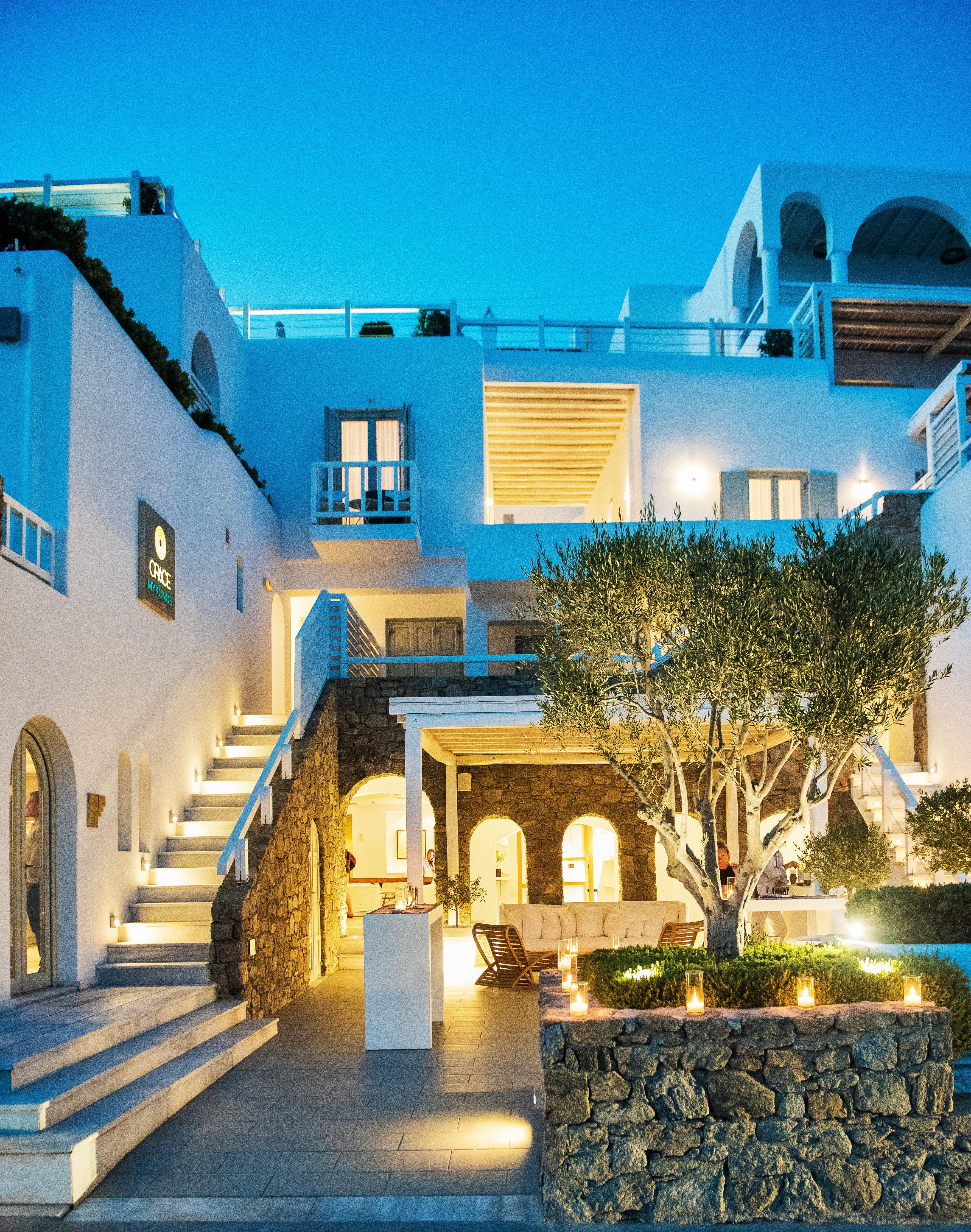 Отель Grace Mykonos Агиос-Стефанос Экстерьер фото