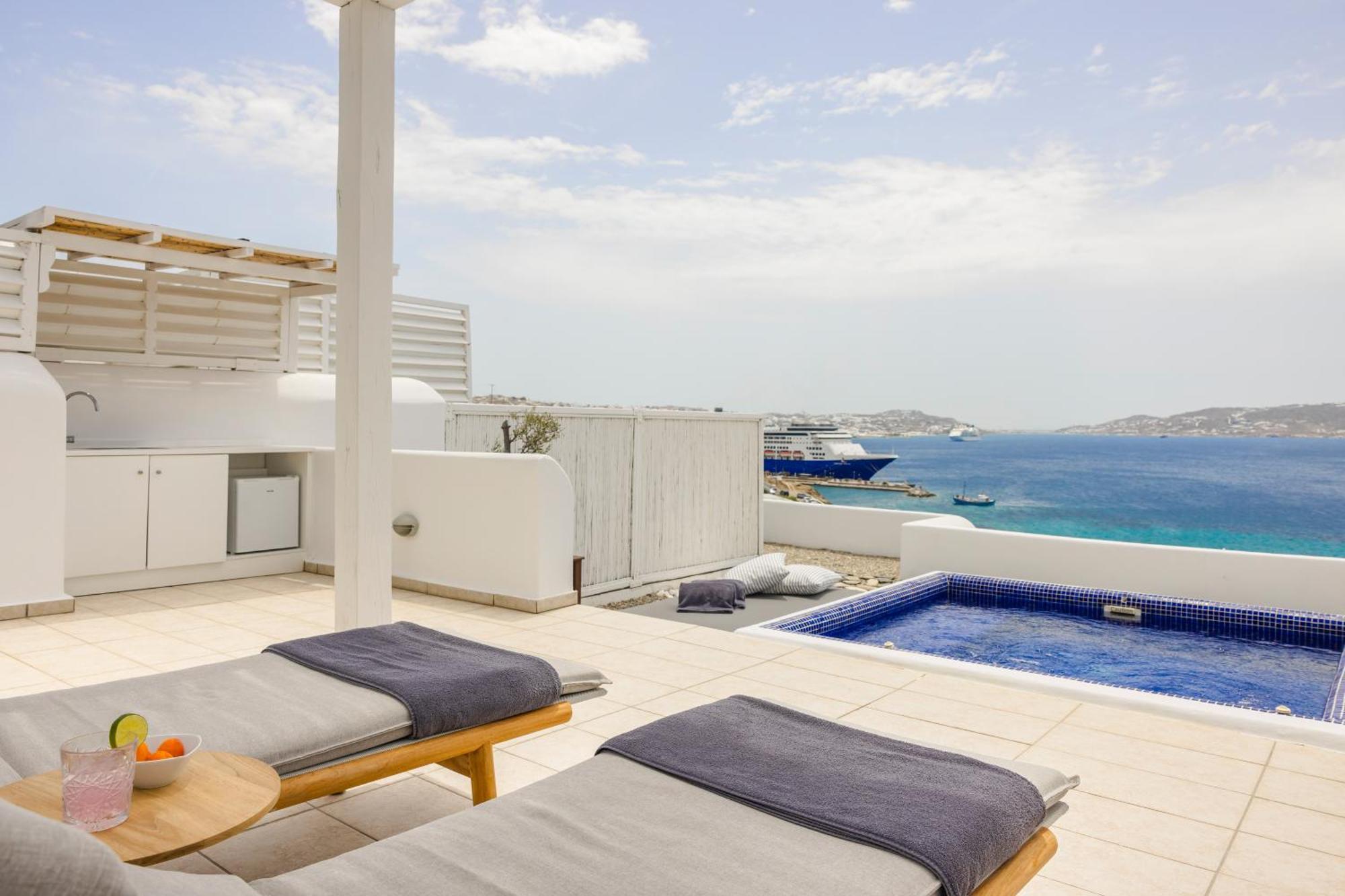 Отель Grace Mykonos Агиос-Стефанос Экстерьер фото